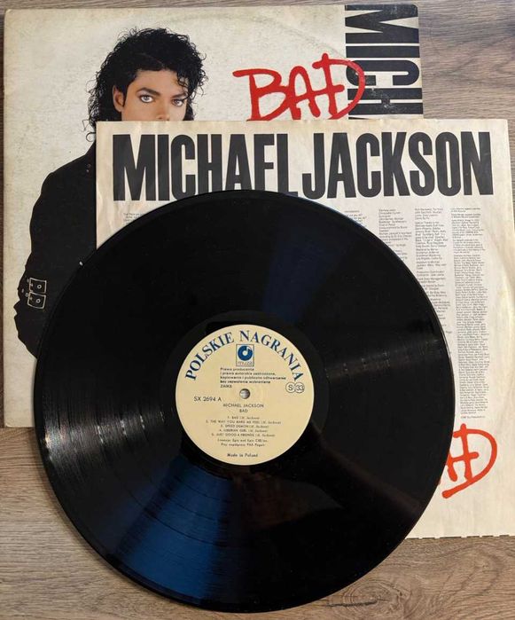 Michael Jackson – Bad | Winyl LP | Oryginał 1987 | Wkładka | Klasyk Popu
