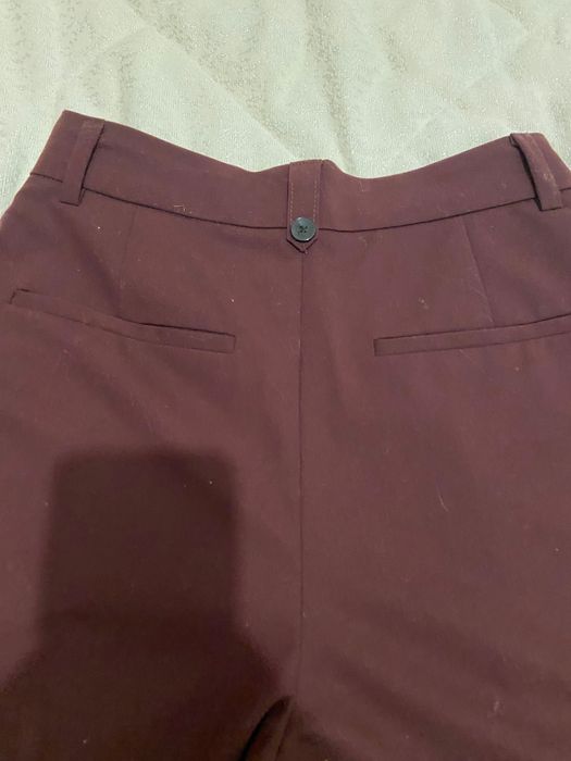 Calças Zara bordeaux