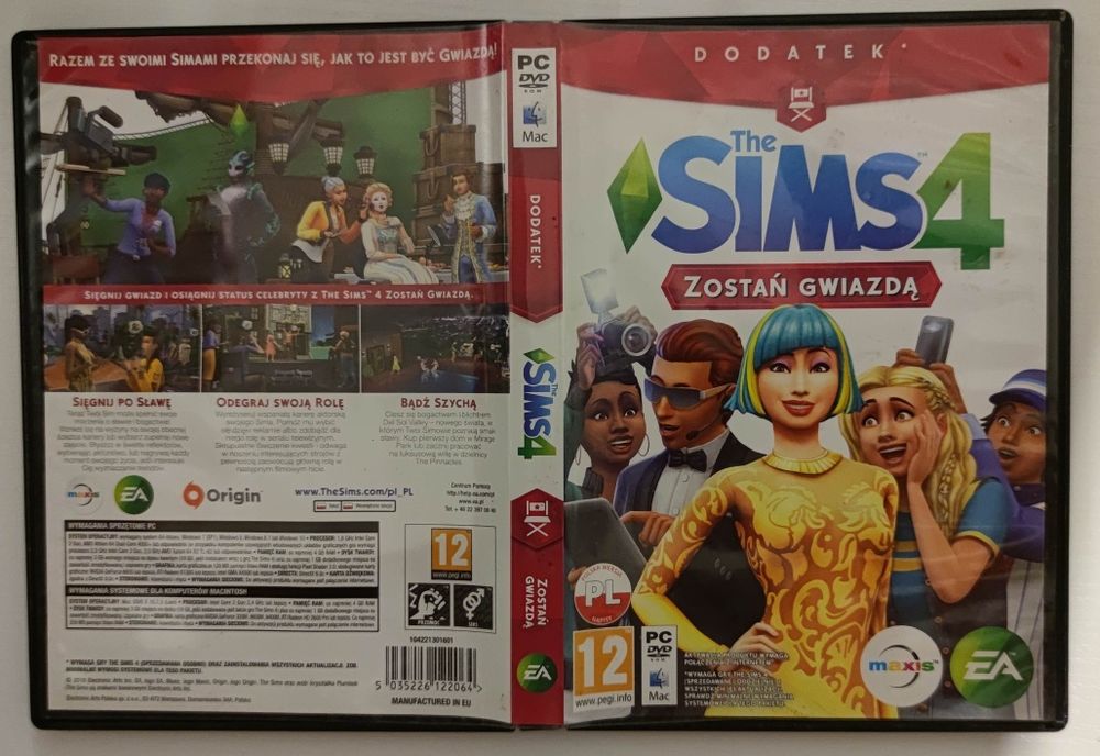Pudełko The Sims 4: Zostań gwiazdą PC