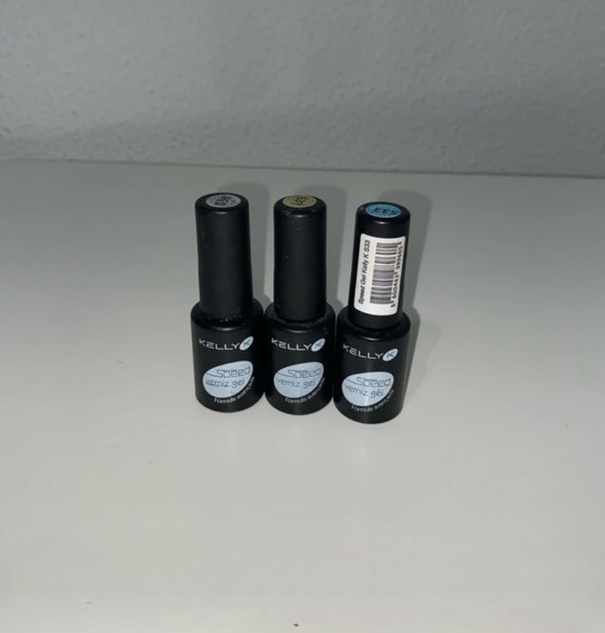 Conjunto de vernizes brilhantes da Kelly K