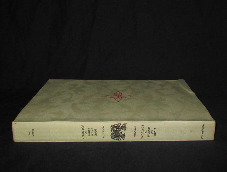 Livro das Moedas de Portugal Preçário 1973 J. Ferraro Vaz
