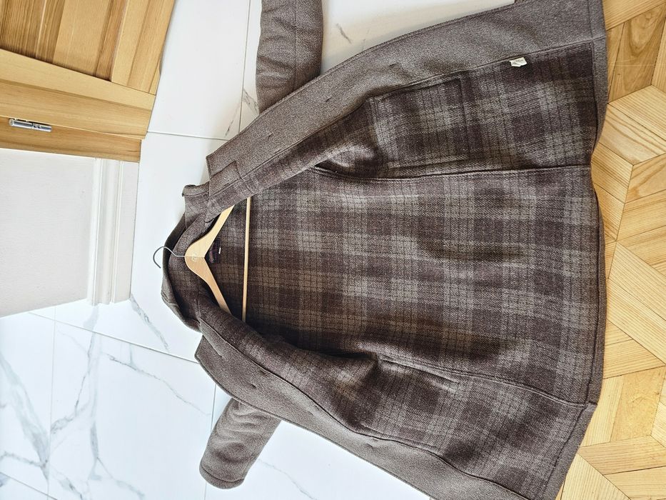 Wool duffle coat burdysówka płaszcz prochowiec wełniany greenfields en