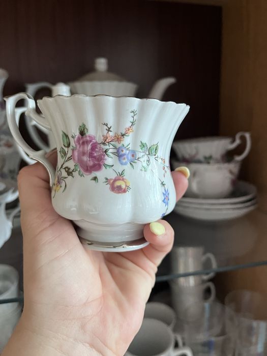 Serwis Chodzież Iwona róża Porcelana