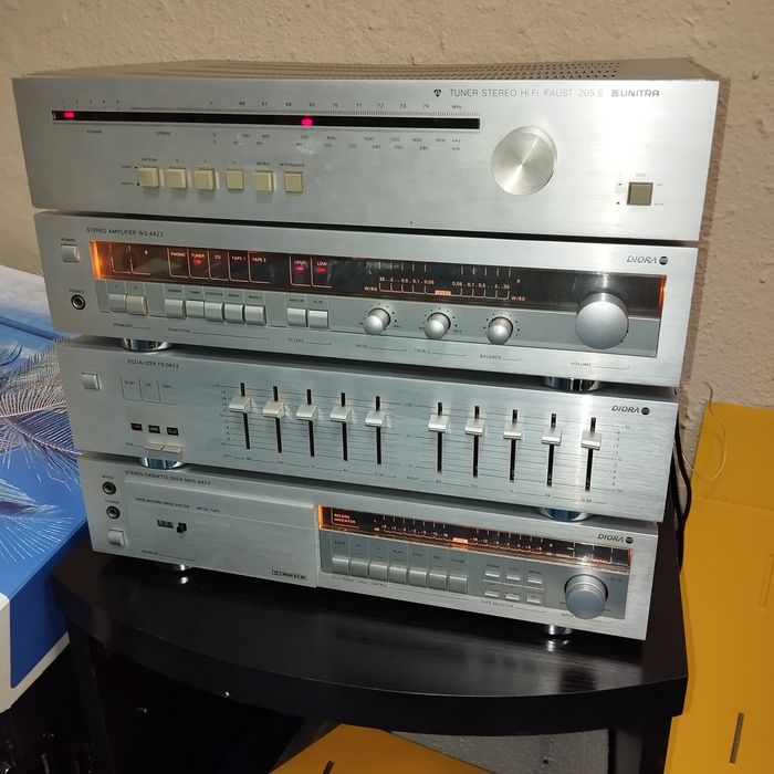 SUPER WIEŻA Stereo DIORA - UNITRA + Gwarancja 2 Lata.
