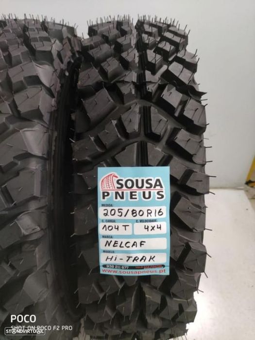2 pneus novos 205-80r16 nelcaf - recauchutados - oferta dos portes