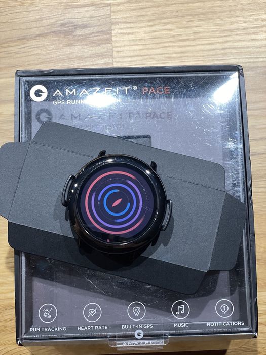 Smartwatch AMAZFIT Pace Czarny  inteligentny zegarek