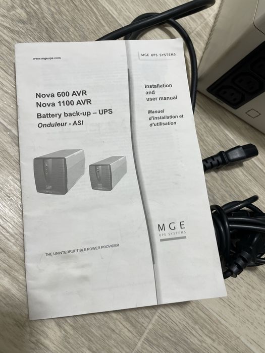 Джерело безперебійного живлення MGE NOVA 600 AVR / безперебійник / дбж