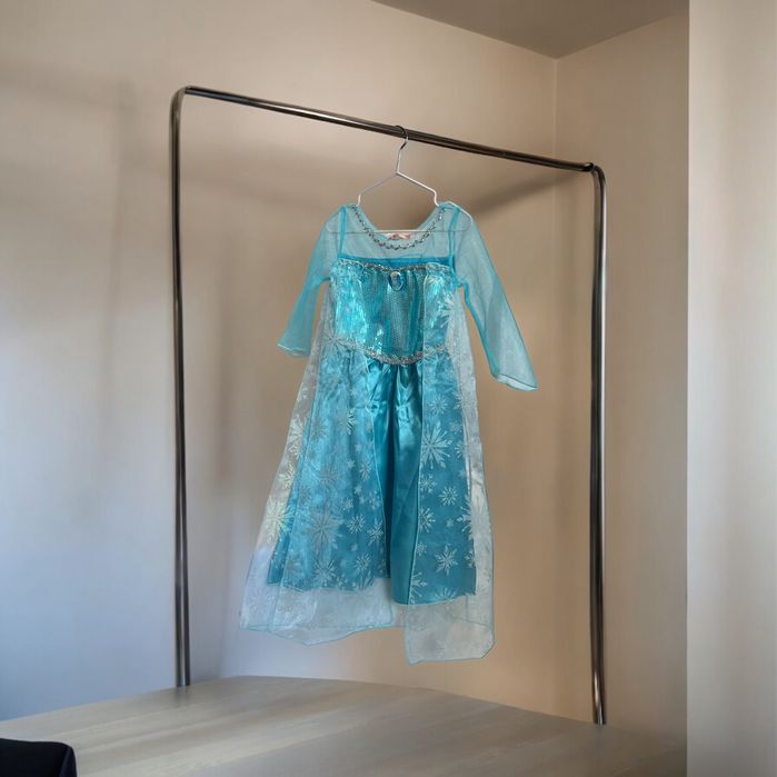 Сукня Ельзи на 3 4 5 6 7 8 9 років костюм Ельза Эльза плаття голубе