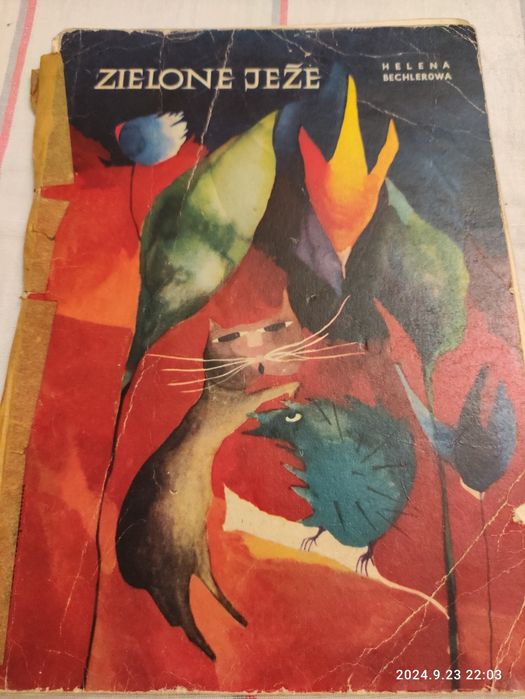 Bajki PRL- Bechlerowa "Zielone jeże" wydanie 1, 1962