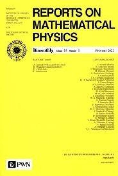 Reports on Mathematical Physics 89/1 Wydawnictwo Naukowe PWN praca