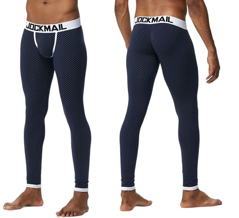 Męskie bawełniane kalesony JOCKMAIL w kropki - XL