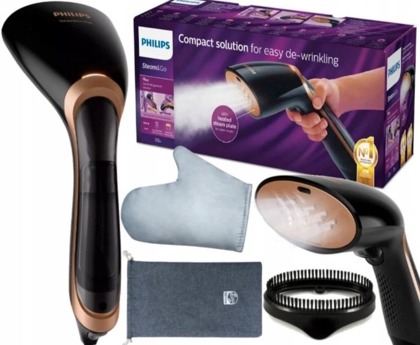 Nowa parownica do ubrań Philips Steam&Go żelazko parowe