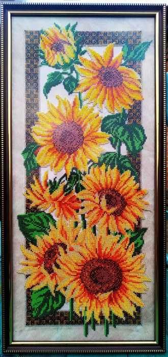 Obrazy wyszywany ręcznie koralikami