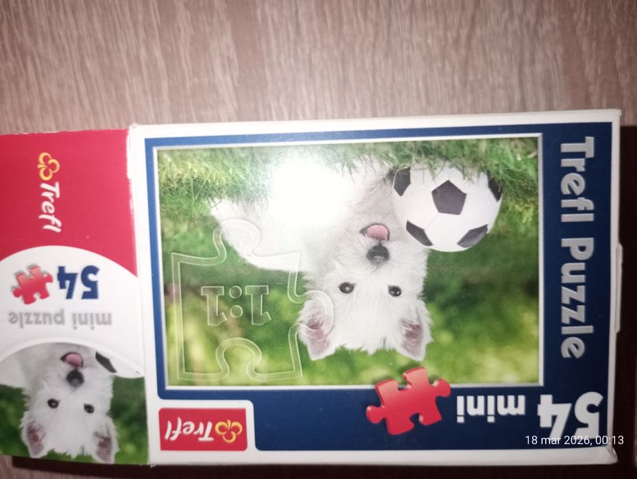 Trzy rodzaje mini puzzli