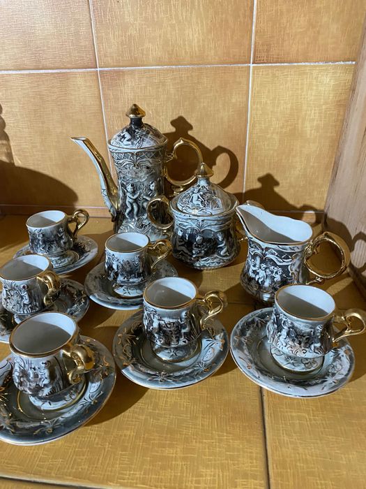 Conjunto de cafezinho vintage