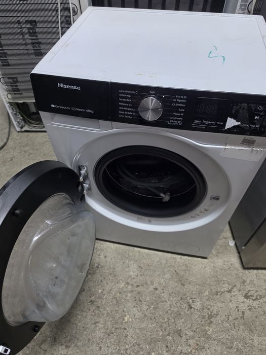 Máquina de lavar e secar