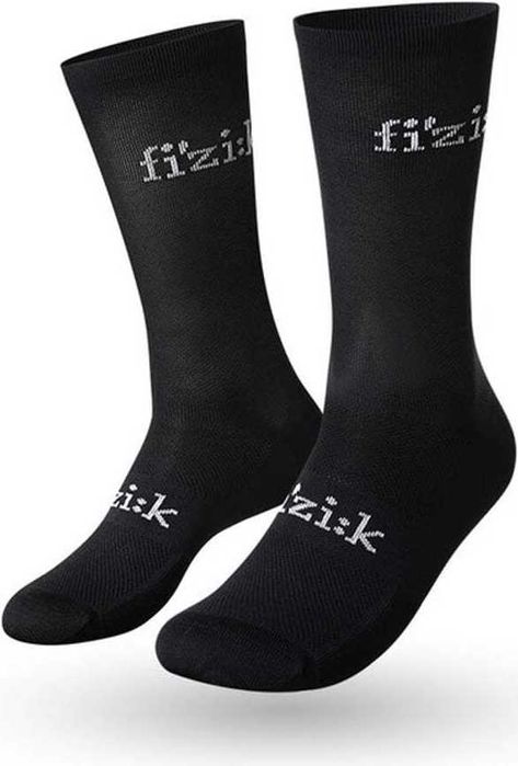 Fizik Performance Cycling czarne, białe - rowerowe skarpetki lato