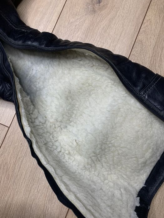 Зимние кожаные  сапоги