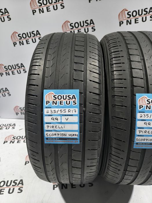 2 pneus semi novos 235-55R17 Pirelli - Oferta da entrega