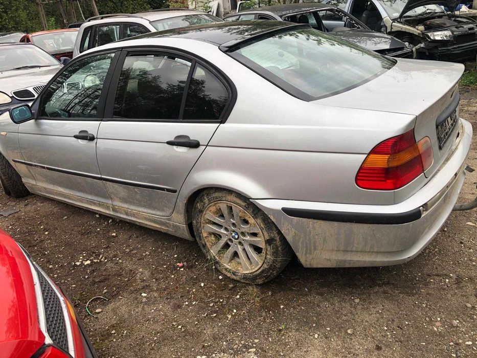 Bmw e46 na części 2.0d m47     wózek/sanki/skrzynia/reflektor/silnik/pas przedni/chłodnica