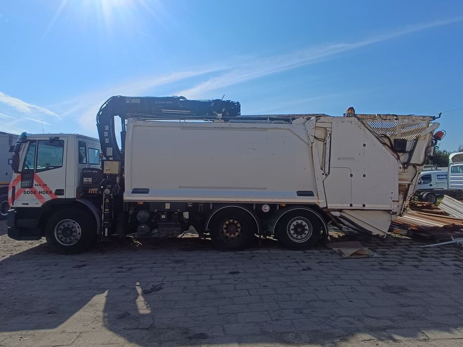 Iveco Eurocargo | Ginaf C 3127N | Śmieciarka | HDS HIAB XS 211 HiPro  Śmieciarka, Dźwig, Samochód Specjalny