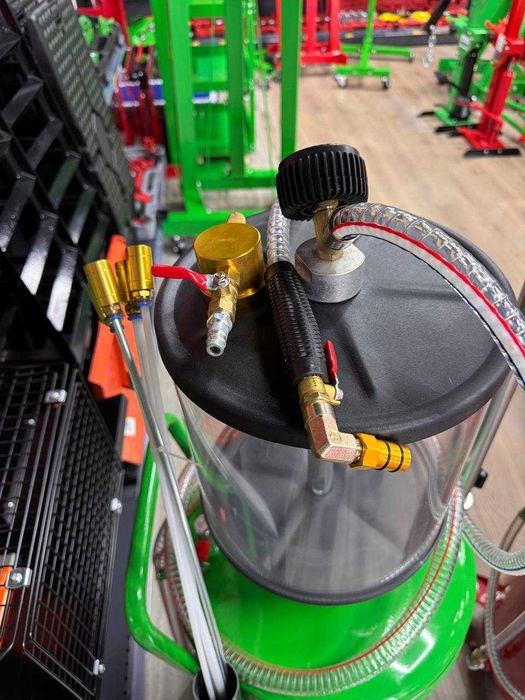 Установка для зливу та вакуумного відкачування масла 80 л