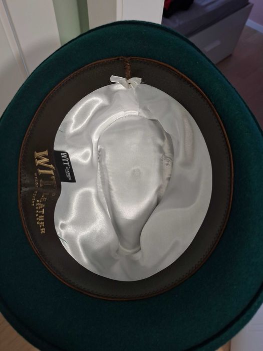 Kapelusz Trilby Zielony Witleather rozmiar 60