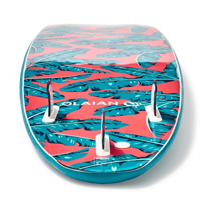 PRANCHA DE SURF ESPUMA 500 7'8". Inclui 1 leash e 3 quilhas.