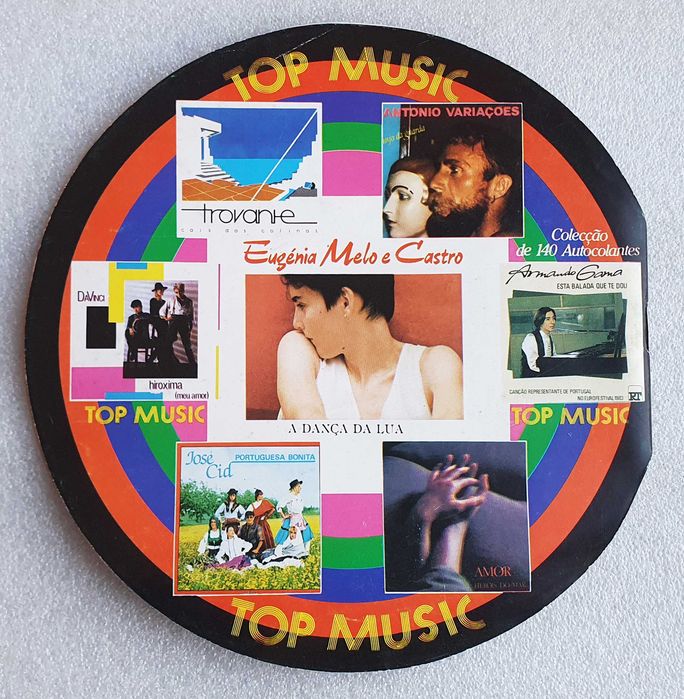 Antiga Caderneta Vazia ~ "TOP MUSIC" ~ F. Mas ~ 1983 ~ RARA