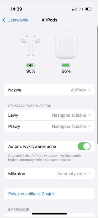 AirPods 2 generacji