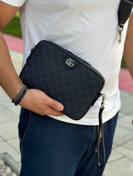 Мужская сумка Gucci  через плечо Ophidia GG