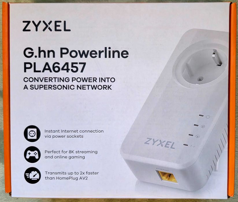 Transmiter sieciowy Zyxel PLA6457 zestaw 2 szt.