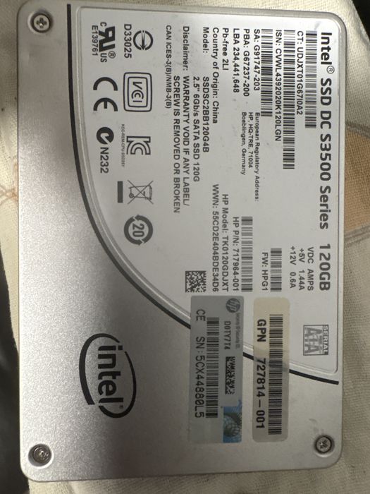 ssd 240Gb sata брендові
