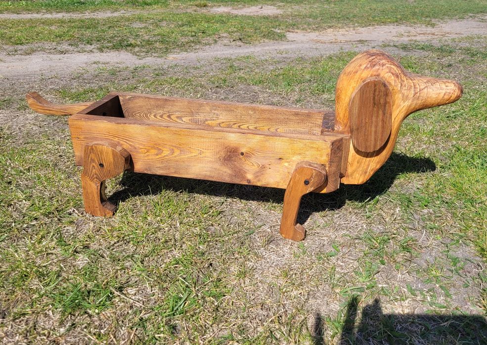 Skrzynka na kwiatki jamnik