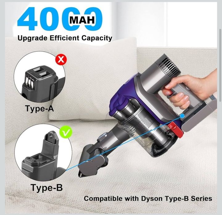 Bateria do Dyson DC35 DC31 DC34 DC44 22,2V 4000mAh