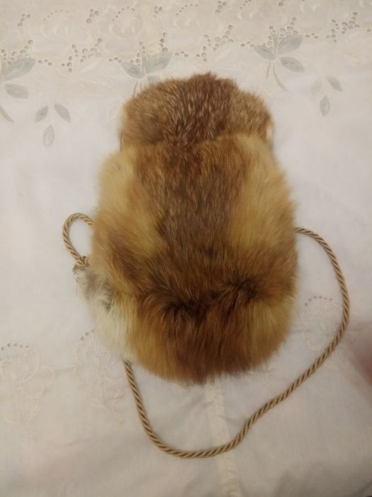 Сумка муфта (лиса)