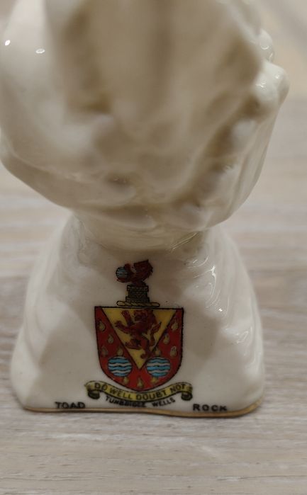 WW1. Rzadka zabytkowa figurka Toad Rock