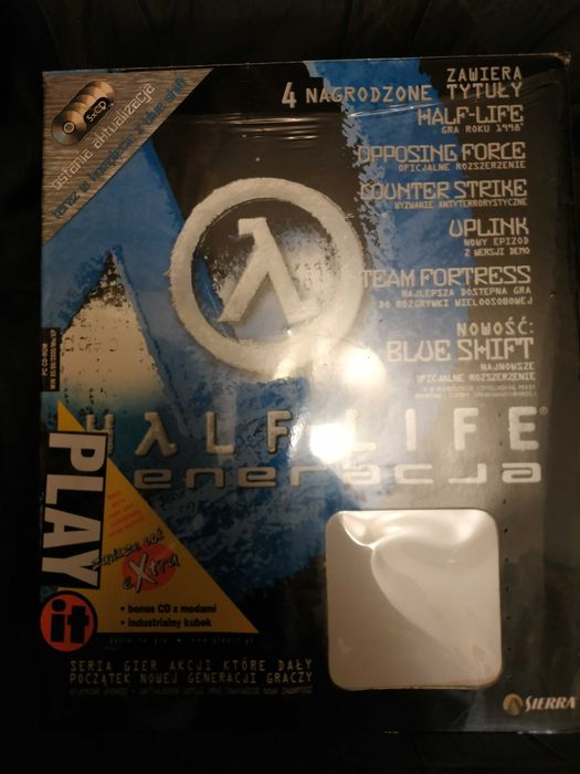 Half Life Generacja PC - big box, stan idealny -