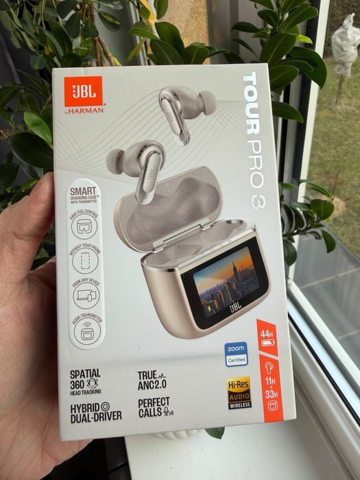 Słuchawki dokanałowe JBL Tour Pro 3 ANC Beżowy TOMI-TECH