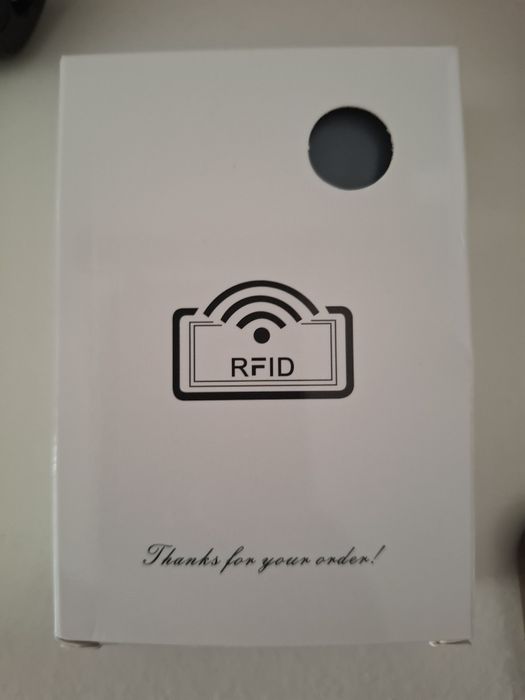 Carteira com proteção rfid