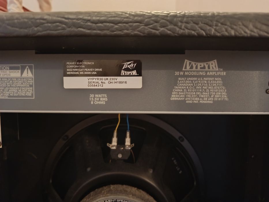 Amplificador peavey vypyr 30