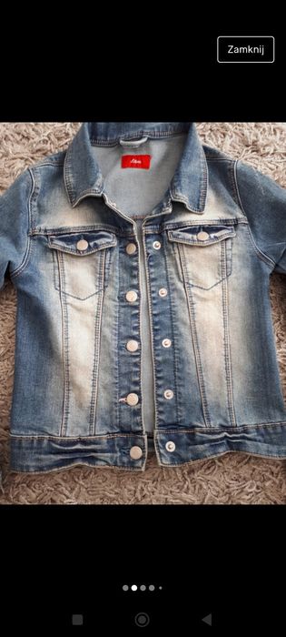 Kurtka kurteczka katana jeans dżins S'Oliver 128