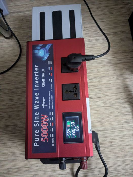 Инвертор 24в  48в 5000Вт чистый синус экофлоу ecoflow