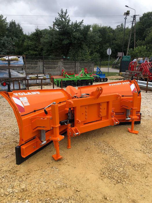 NOWOŚĆ pług hydrauliczny do śniegu volant GWARANCJA