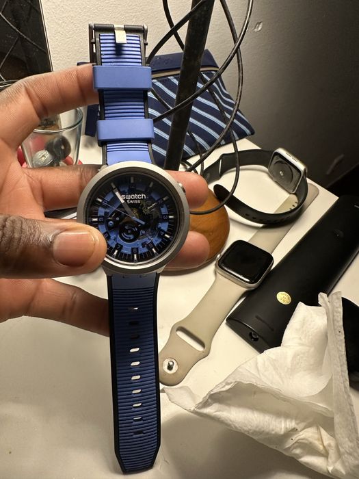 Swatch Big Bold Irony “Azure Blue Daze”