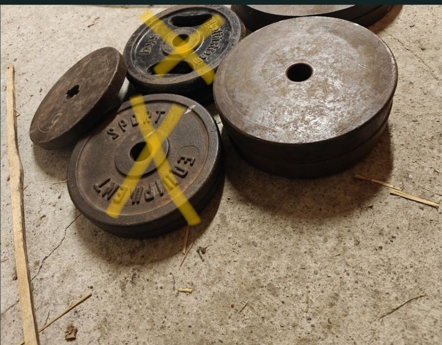 Obciążenie  ,obciążnik, balast, nakład, ciężar 1*5' 2*13kg