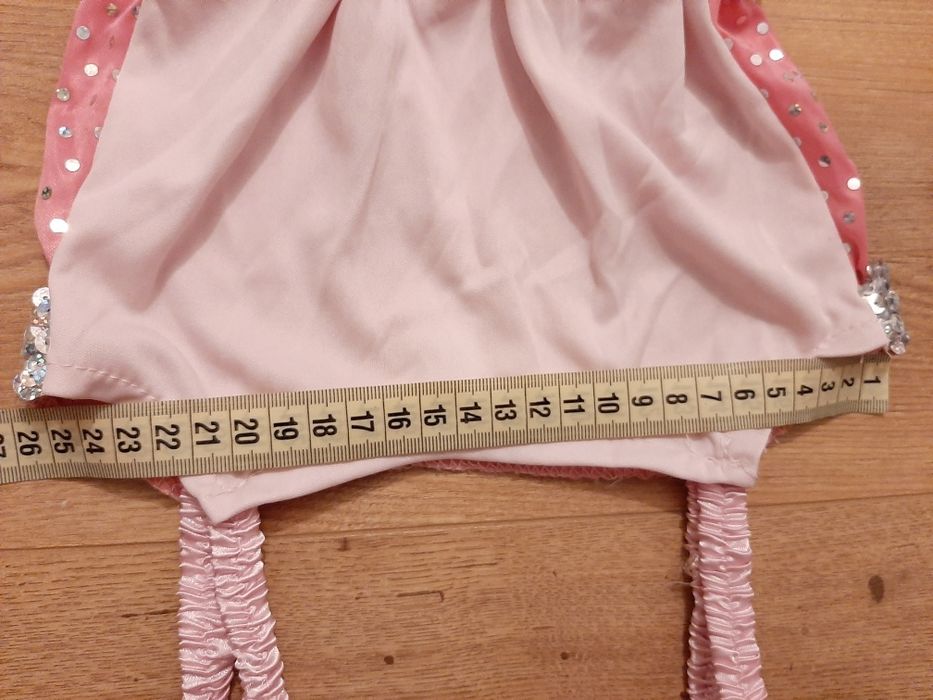 Strój baletnicy kostium z body sukienka baletnica kostium na balet 98