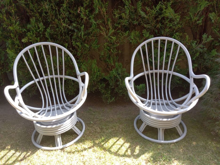 Fotele ogrodowe ratanowe