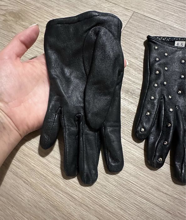 Шкіряні рукавички