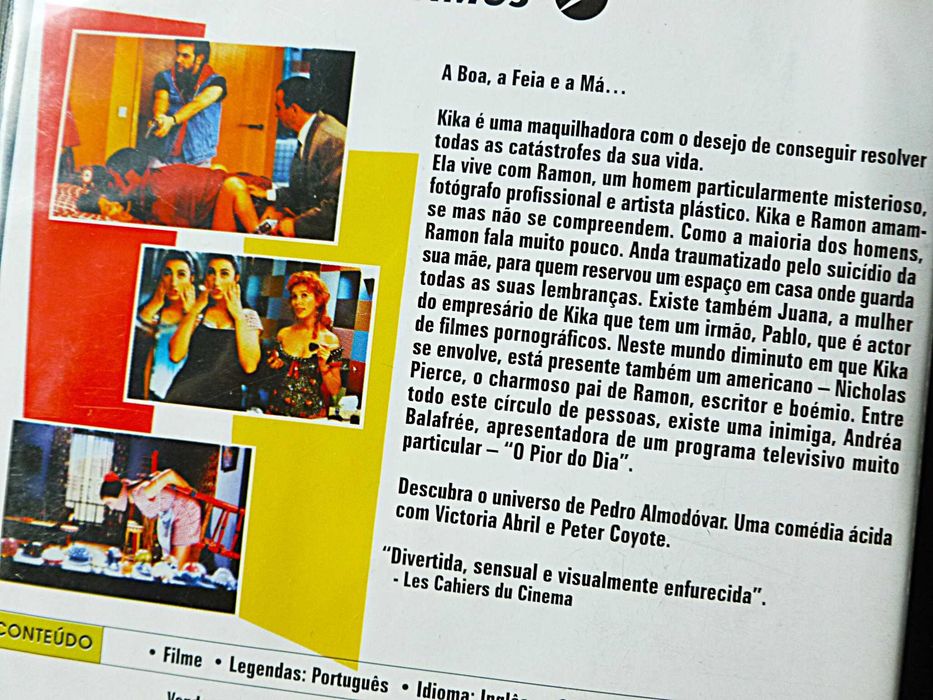 6 Dvds: Cinema europeu - Almodóvar; Coen; Tarantino; Moretti...